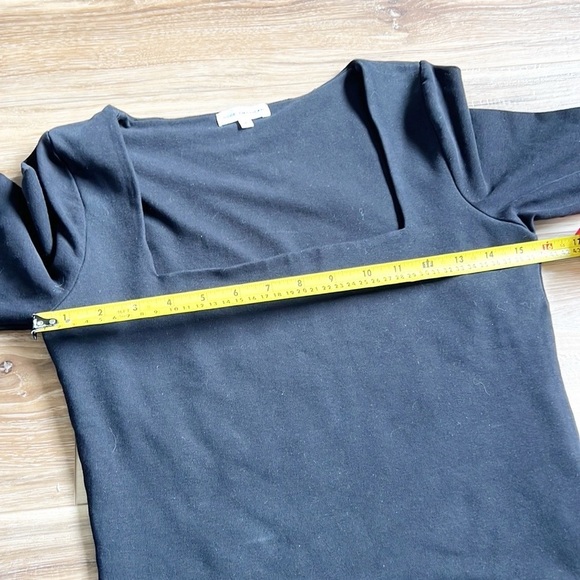 Good American Essentials Women's Square Neck Long Sleeve Tee - Picture 15 of 15